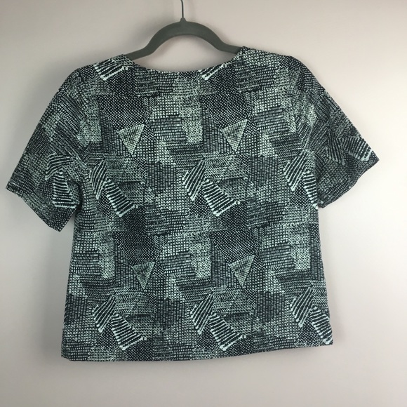 Madewell Geometric Textured Top XS - Picture 6 of 8